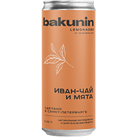 Лимонад Бакунин Иван-чай и мята Лимонад Бакунин Иван-чай и мята